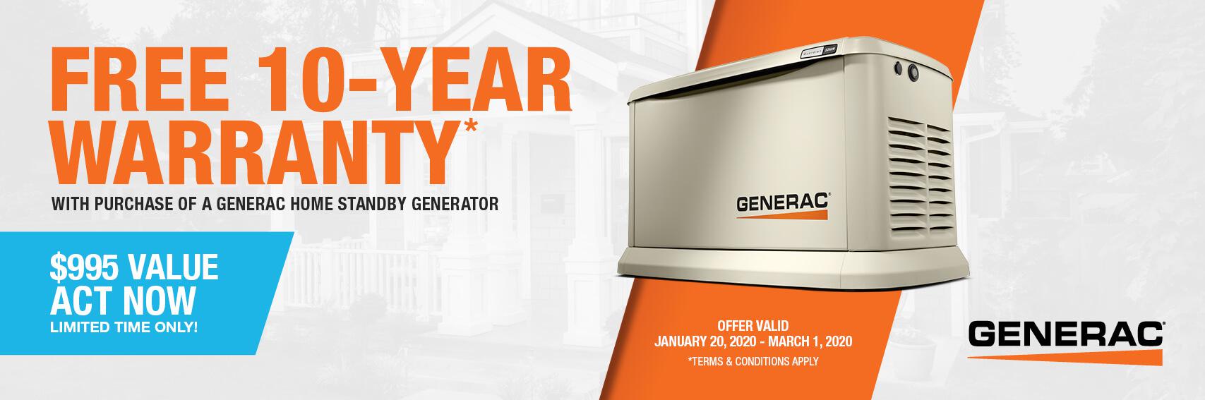 Homestandby Generator Deal | Warranty Offer | Generac Dealer | Brighton, MI